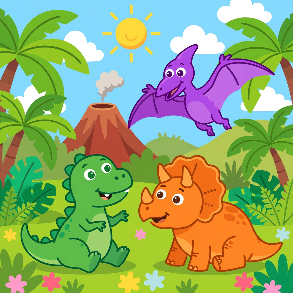 Dinosaur jigsaw puzzle from Jigsaw Pals